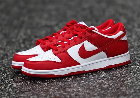 nike dunk low university red fake|red and white dunks goat.